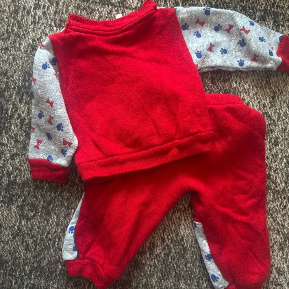 Hush Puppies Y2K Baby Boy 2-Piece Outfit Set Bear Sweater 3–6m + Pants 6–9m